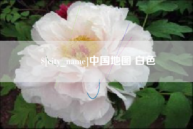 阳江中国地图 白色
