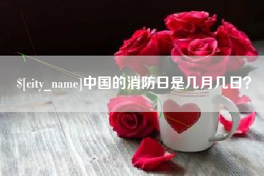 阳江中国的消防日是几月几日？