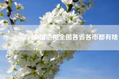 阳江中国地图全图各省各市都有啥