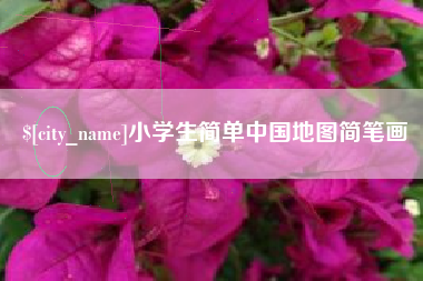 阳江小学生简单中国地图简笔画