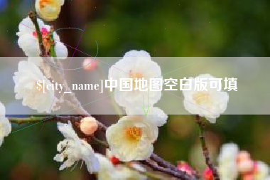 阳江中国地图空白版可填