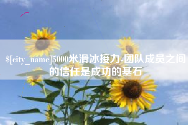 阳江5000米滑冰接力-团队成员之间的信任是成功的基石