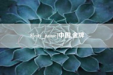 阳江中国,金牌
