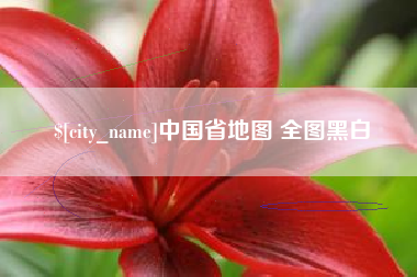 阳江中国省地图 全图黑白