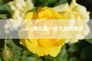 阳江奥运第一波九宫格解说