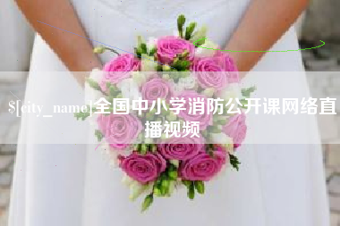 阳江全国中小学消防公开课网络直播视频