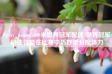阳江5000米世界冠军配速-世界冠军们往往能在比赛中巧妙地分配体力