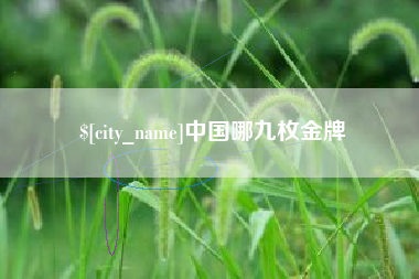 阳江中国哪九枚金牌