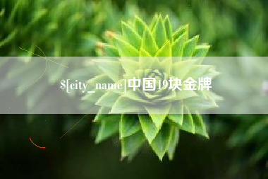 阳江中国19块金牌