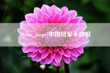 阳江中国冠军手抄报