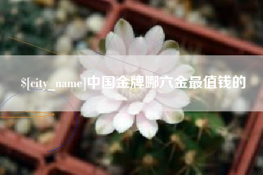 阳江中国金牌哪六金最值钱的