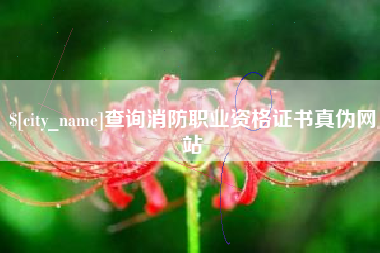 阳江查询消防职业资格证书真伪网站